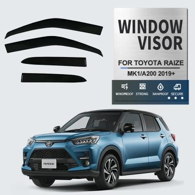 トヨタライズバイザー有り新品メッキピラー６Pセット ライズ ドアバイザー｜外装パーツ｜自動車｜車、バイク、自転車