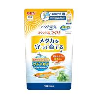 ジェックス GEX メダカ元気 はぐくむ水づくり 計量キャップ付き カルキぬき詰替用240mL | amusant