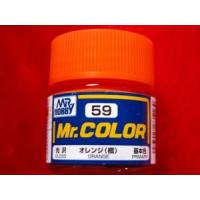 Mr.カラー （59） オレンジ (橙) 基本色 光沢 [油性塗料]　GSIクレオス | ホビーショップ遠州屋