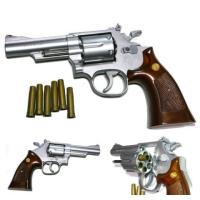 S&amp;W M66 4in .357MAGNUM ウッドタイプグリップ (10歳以上) エアガン [22] クラウンモデル | ホビーショップ遠州屋