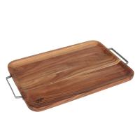 ダルトン DULTON アカシア トレイ ウィズ メタル ハンドル レクタングル L ACACIA TRAY WITH METAL HANDLE RECTANGLE L | entotsu