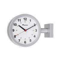 ダルトン DULTON ダブルフェイス クロック シルバー 銀 両面時計 時計 掛け置き時計 壁時計 アナログ S624-659SV | entotsu