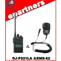 DJ-P221(LA) DJP221(LA) &amp; EMS-62 スピーカーマイク インカム 特定小電力トランシーバー ALINCO アルインコ | eパートナーズ
