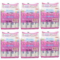 ボディウェットタオル 30本入 6個セット 個包装 超大判 特大サイズ 30cm×60cm ノンアルコール 無香料 スティックタオル 日本製 | ESユナイテッド ヤフー店