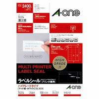 A-one エーワン ラベルシール・プリンタ兼用 ハイグレードタイプ 76324 A4 24面 100シート | 文具の吉田屋Yahoo!店