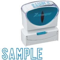 シャチハタ 【取寄】Xスタンパー ビジネス用 キャップレスB型 [SAMPLE] X2-B-10023 藍色インク 1個 | 文具の吉田屋Yahoo!店