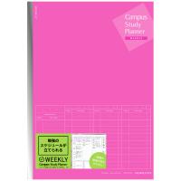 コクヨ ノ-Y80MW-RP キャンパス スタディプランナー ノート デイリー罫 ピンク表紙 ウィークリー罫 6号(セミB5) 1冊 | 文具の吉田屋Yahoo!店
