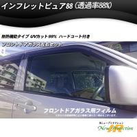 フロントドアガラス カーフィルム 運転席 助手席 左右セット 全車種対応 断熱 Irニュープロテクション Uvカット 透明フィルム 車検対応 透過率 Fbui Ir 車種別カット済カーフィルム Bocci 通販 Yahoo ショッピング