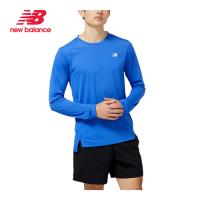 ニューバランス New Balance AccelerateロングスリーブTシャツ MT23225 MIB マリンブルー メンズ runアパレル 2023秋冬モデル 長袖Tシャツ トップス シンプル | YOCABITO Yahoo!店