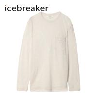 アイスブレーカー icebreaker U メリノ 150 ロングスリーブ ポケット ティー IT62371 EH エクルーヘザー メンズ レディース 在庫限り PriceDoTNF 長袖Tシャツ | YOCABITO Yahoo!店