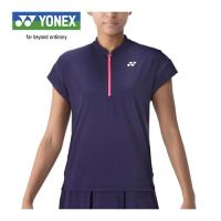ヨネックス YONEX ウィメンズゲームシャツ 20696 019 ネイビーブルー レディース テニスウェア 半袖シャツ 試合 ユニフォームシャツ バドミントン トップス | YOCABITO Yahoo!店