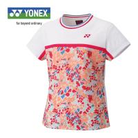 ヨネックス YONEX ウィメンズゲームシャツ 20734 011 ホワイト レディース テニスウェア 半袖シャツ 試合 ユニフォームシャツ バドミントン トップス | YOCABITO Yahoo!店