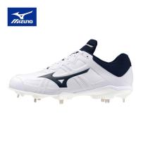 ミズノ MIZUNO ライトレボ バディー2 11GM2326 14 ホワイト×ネイビー メンズ レディース 野球スパイク ソフトボールスパイク 金具スパイク 靴 シューズ 軽量 | YOCABITO Yahoo!店