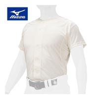 ミズノ MIZUNO ミズノプロ シャツ オープンタイプ 12JCBU07 48 アイボリー メンズ レディース ユニフォーム 野球 ウェア 半袖 トップス 部活 練習 試合 | YOCABITO Yahoo!店