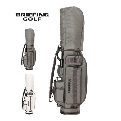 BRIEFING キャディバッグ（色：ホワイト系）｜ゴルフ用バッグ｜ゴルフ