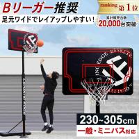 ☆1年保証☆家庭用 屋外 バスケットゴール LE-BS305 BK ブラック 送料