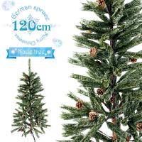 クリスマスツリー ドイツトウヒ ヌードツリー 120cm クリスマス ツリー スリム 北欧 もみの木 おしゃれ ヒンジ式 緑 deal cm19b
