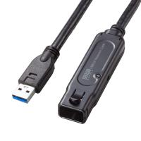 USB3.2アクティブリピーターケーブル 10m延長 抜け止めロック機構付き KB-USB-RLK310 サンワサプライ | イーサプライ ヤフー店