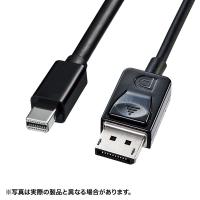 ミニ-DisplayPort変換ケーブル Ver1.4 2m ブラック KC-DPM14020 サンワサプライ ネコポス対応 | イーサプライ ヤフー店
