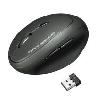 ワイヤレスマウス エルゴノミクス ブルーLED USBレシーバー Mサイズ MA-ERGW17 サンワサプライ | イーサプライ ヤフー店