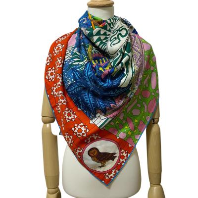 【レア品】HERMESエルメス　カレジェアン140「赤道直下」柄　シルク100% HERMES エルメス カレジェアン カレ140 Festival des Amazones