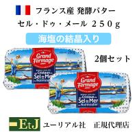 フランス産発酵バター セル・ドゥ・メール２５０ｇ ２個セット　　海塩の結晶入り　有塩バター | EtJグルメグルモン