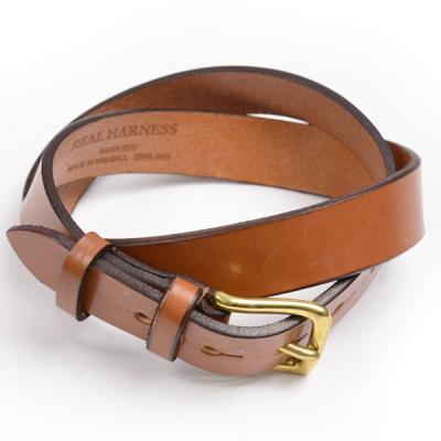 新品 REAL HARNESS リアルハーネス ブライドルレザーベルト34/茶色 楽天市場】REAL HARNESS リアルハーネス BRIDLE LEATHER BELT
