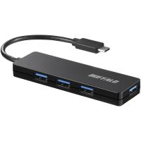 USBハブ バッファロー（サプライ） BSH4U120C1BK [USB3.1 Gen1 Type-C 4ポートバスパワーハブ ブラック] | イートレンドヤフー店