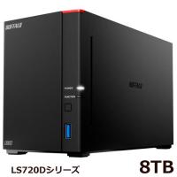 NAS バッファロー LS720D0802 [リンクステーション LS720D NAS 2ベイ 8TB] | イートレンドヤフー店