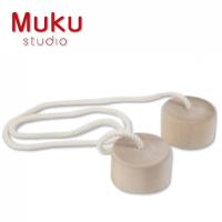 Muku-studio 無垢スタジオ 一本ひものぽっくり 日本製 木製 パカポコ 缶 下駄 2歳 おうち時間 | 木のおもちゃ ユーロバス