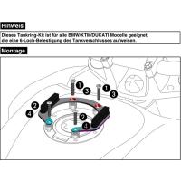 Hepco &amp; Becker タンクリング Lock-it BMW / KTM / Ducati 汎用6穴用 | AUTOBY-PARTS