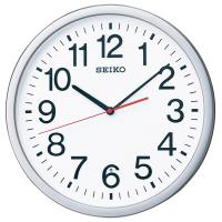 セイコー クロック SEIKO CLOCK 掛け時計 銀色メタリック 電波 アナログ KX229S | ヨーロピアン・バリュー