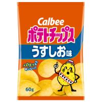 カルビー ポテトチップス うすしお味 ６０ｇ×24個 | 紀州和歌山てんこもり