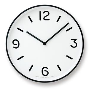 Lemnos（レムノス） 掛け時計 Lemnos MONO CLOCK A ホワイト LC10