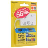 【ゆうパケット対応】ELECOM エレコム 56＋2メディア対応メモリリーダライタ MR-A012WH ホワイト [管理:1000015925] | エクセラープラス