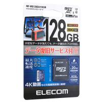 【ゆうパケット対応】ELECOM エレコム microSDXCメモリーカード MF-MS128GU13V3R 128GB [管理:1000017082] | エクセラープラス