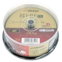 Victor製 ブルーレイディスク VBE260NP22SJ5 BD-RE DL 2倍速 22枚 [管理:1000025258] | エクセラープラス