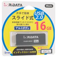 【ゆうパケット対応】RiDATA USBメモリー RI-OD17U016BK 16GB [管理:1000025510] | エクセラープラス