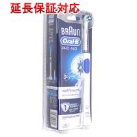 Braun 電動歯ブラシ オーラルB PRO450 D165231AWH ホワイト [管理:1100023735] | エクセラープラス