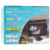 TOHO リアカメラ付き 360度 ディスプレイ搭載ドライブレコーダー DIXIA DX-DR360 [管理:1100037573] | エクセラープラス