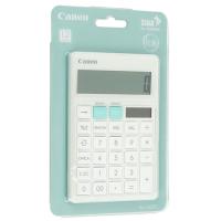 【ゆうパケット対応】CANON カラフル電卓 卓上 HS-1200TC-WH ホワイト [管理:1100044623] | エクセラープラス