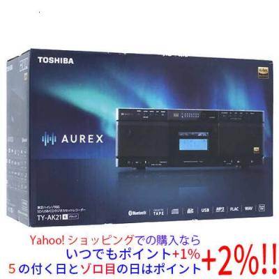 ラジオ・コンポ TOSHIBA AUREX TY-AK21 K ハイレゾ対応ラジカセ TY-AK21 | ラインアップ | AUREX
