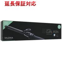 SALONIA セラミックカールアイロン 19mm SL-008AB オールブラック [管理:1100056076] | エクセラープラス
