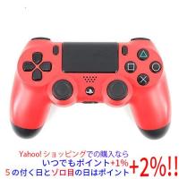 【中古】SONY ワイヤレスコントローラー DUALSHOCK4 マグマ・レッド CUH-ZCT1J 01 本体のみ | エクセラープラス