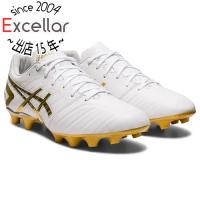 asics アシックス 25.0cm サッカー シューズ DS LIGHT 1103A068 ホワイト/リッチゴールド [管理:1400001419] | エクセラープラス