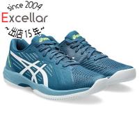 asics アシックス 27.0cm テニス シューズ メンズ SOLUTION SWIFT FF(オールコート) 1041A298 レストフルティール/ホワイト [管理:1400001704] | エクセラープラス