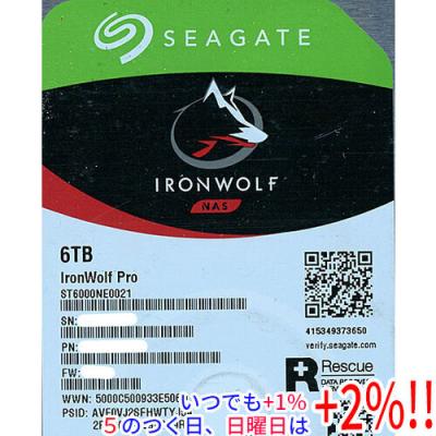 seagate ironwolf 6tb（内蔵型ハードディスクドライブ）｜PCパーツ
