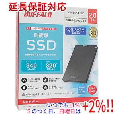 2tb外付けssd（BUFFALO／外付けハードディスク、ドライブ）｜パソコン
