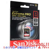 【５のつく日はポイント+3％！】SanDisk SDXCメモリーカード エクストリーム プロ SDSDXXY-1T00-GN4IN 1TB | エクセラー