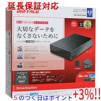 【５のつく日！ゾロ目の日！日曜日はポイント+3％！】【新品訳あり(箱きず・やぶれ)】 BUFFALO バッファロー 外付HDD HD-LE4U3-BB 4TB ブラック | エクセラー